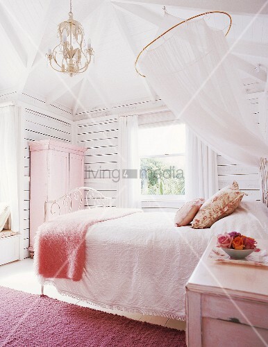 Schlafzimmer romantisch rosa ~ beste ideen für moderne ...