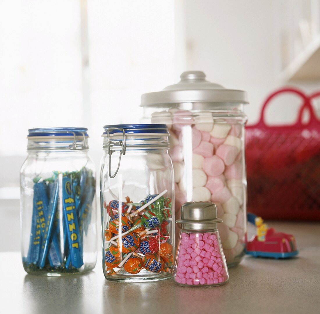Jars of sweets