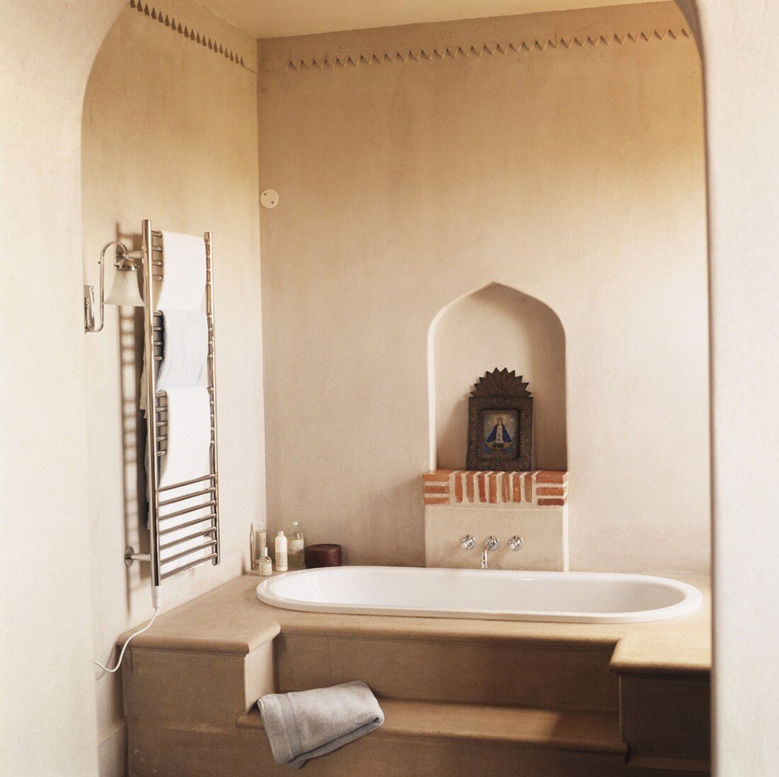 Ein Badezimmer im orientalischen Stil