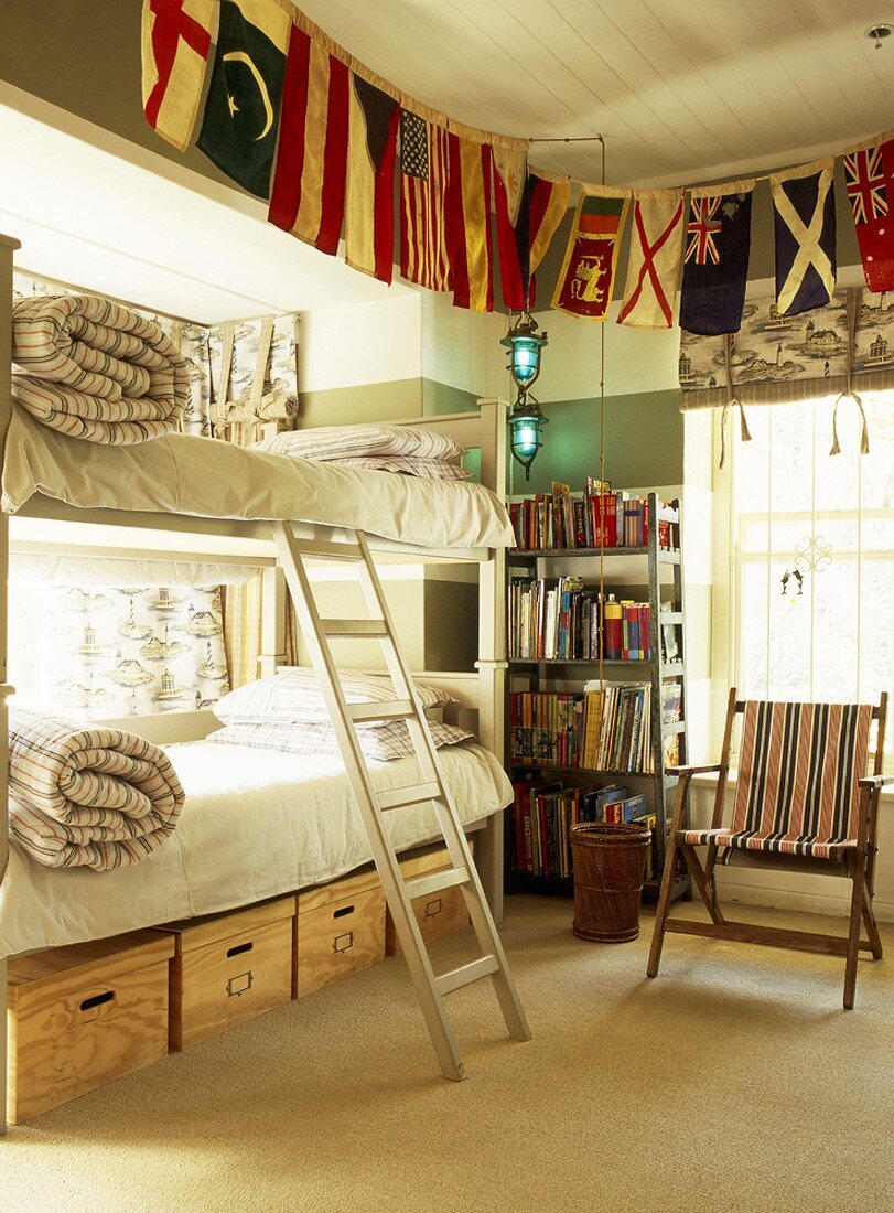 Bunk beds in bedroom