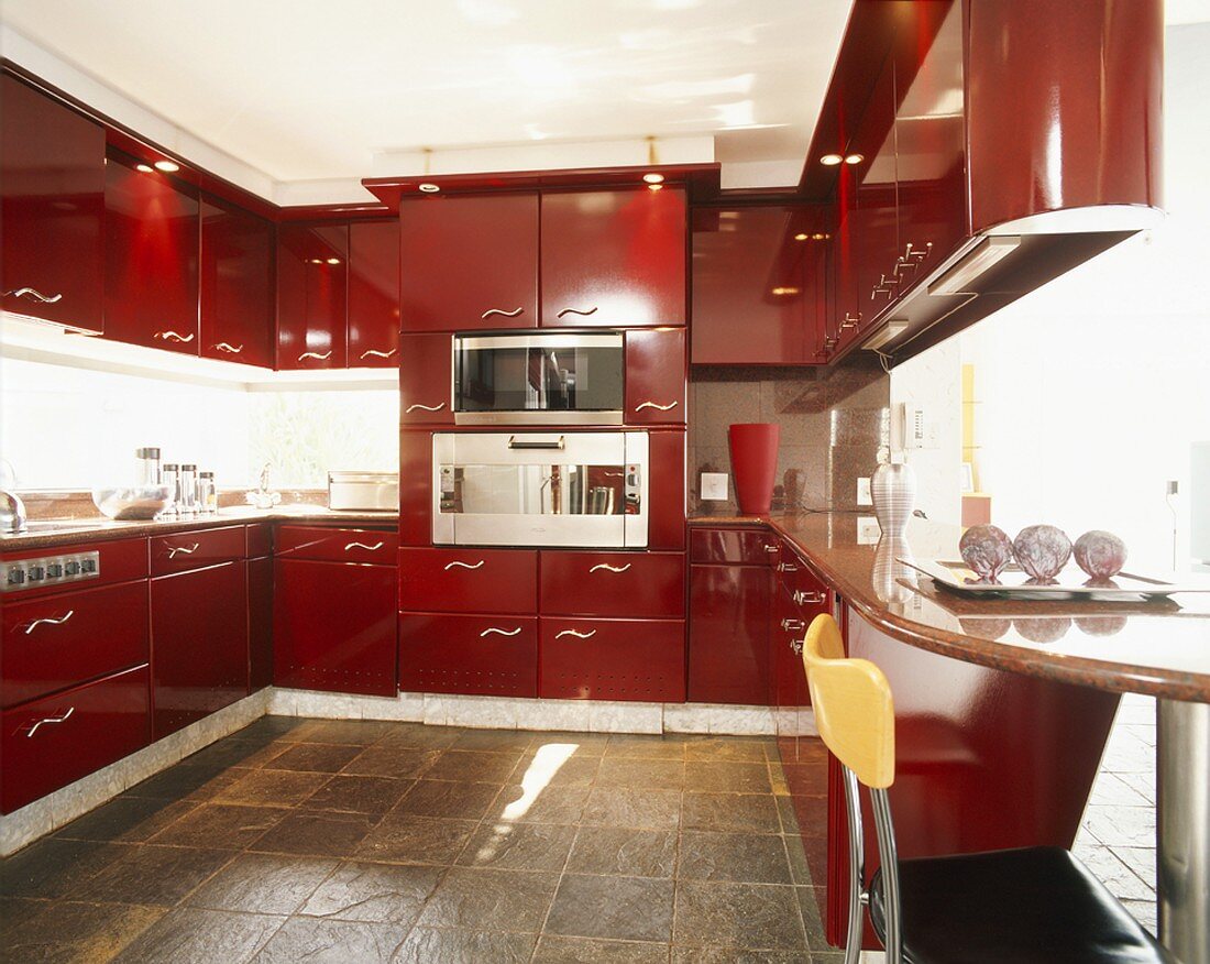 Red kitchen