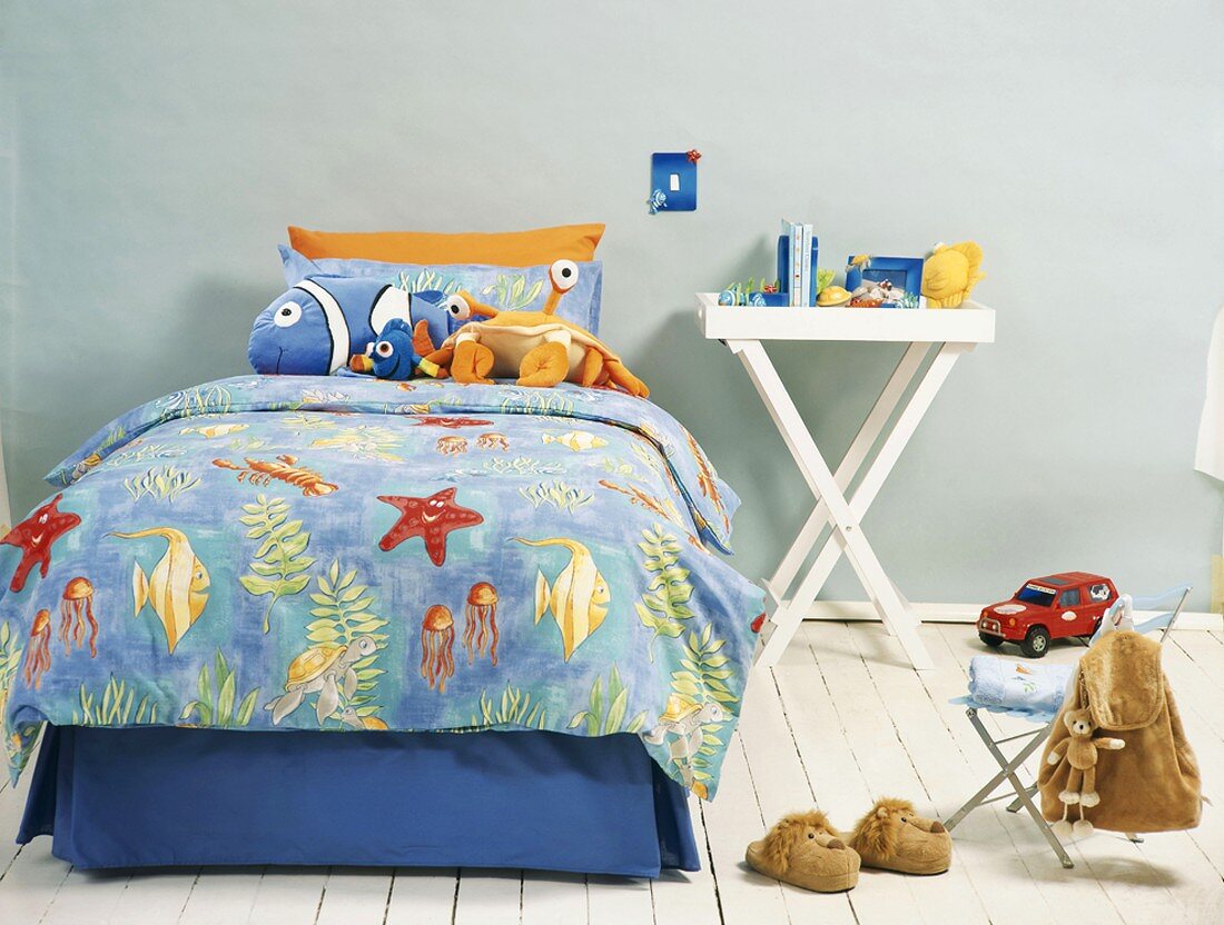 Bed in child's bedroom