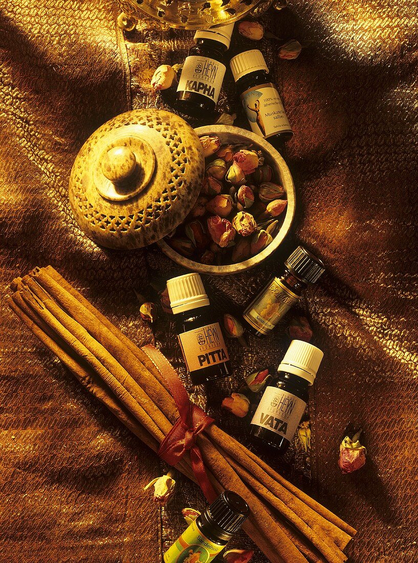 Ätherische Öle für die ayurvedische Aromatherapie