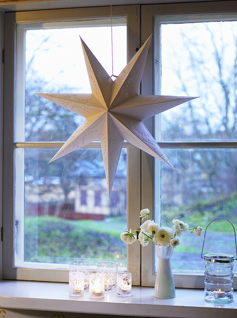 Window decoration for Christmas