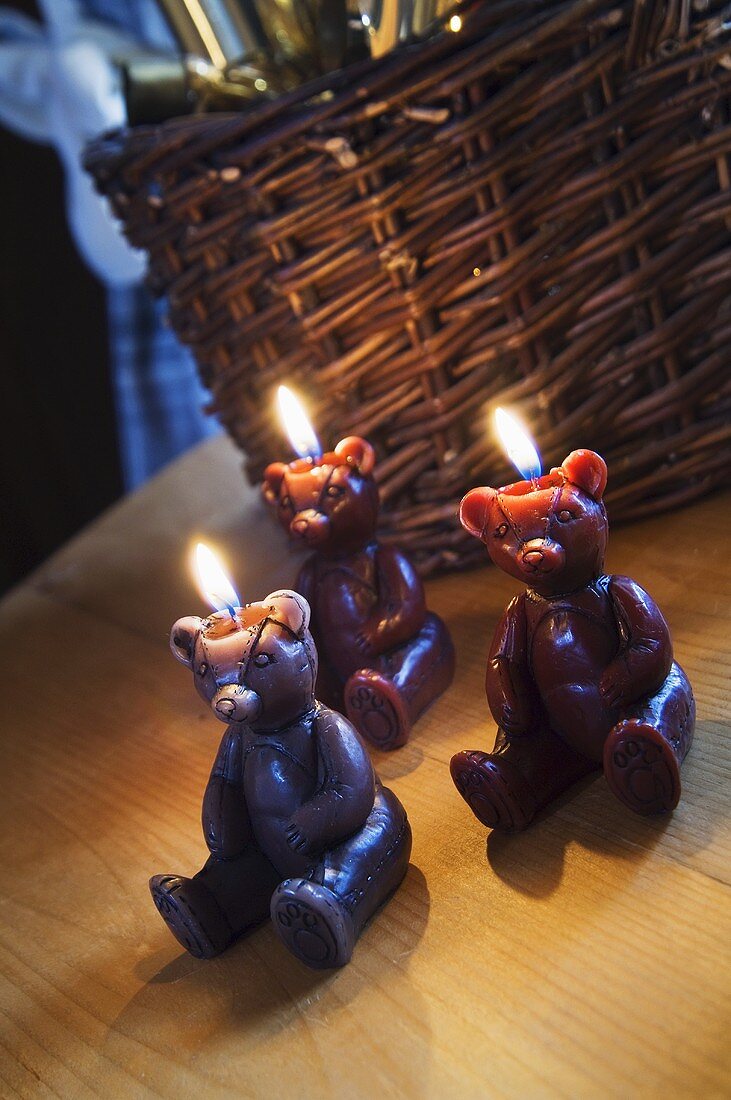 Bear candles (Christmas decorations)