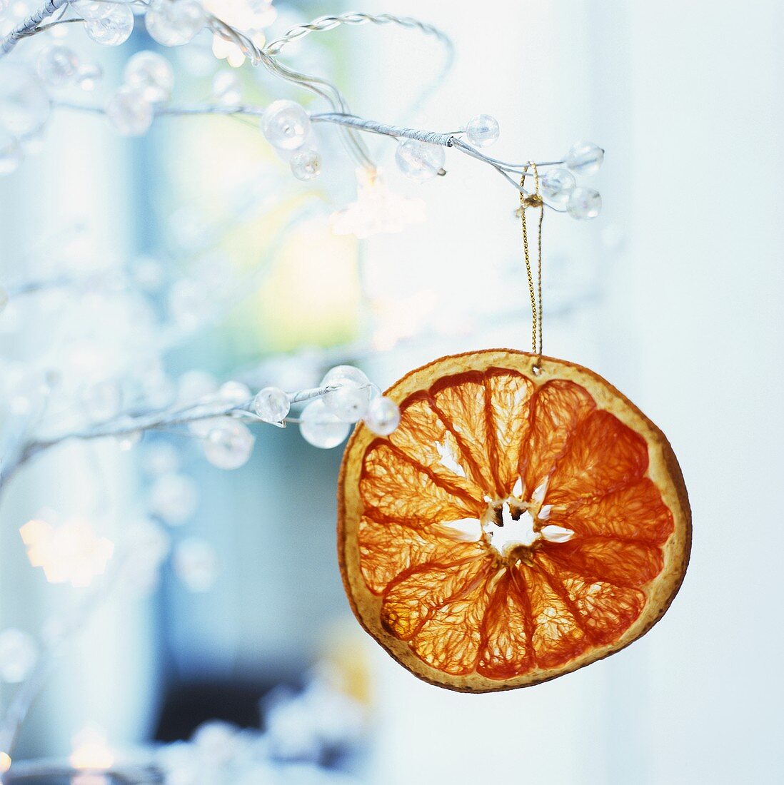 Tree ornament: glazed orange slice