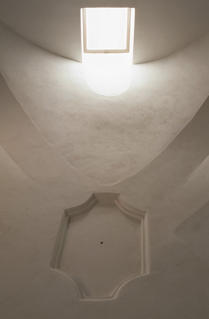 The domed roof of a dammuso (Pantelleria, Sicily, Italy)