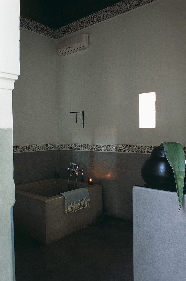 A Moroccan bathroom