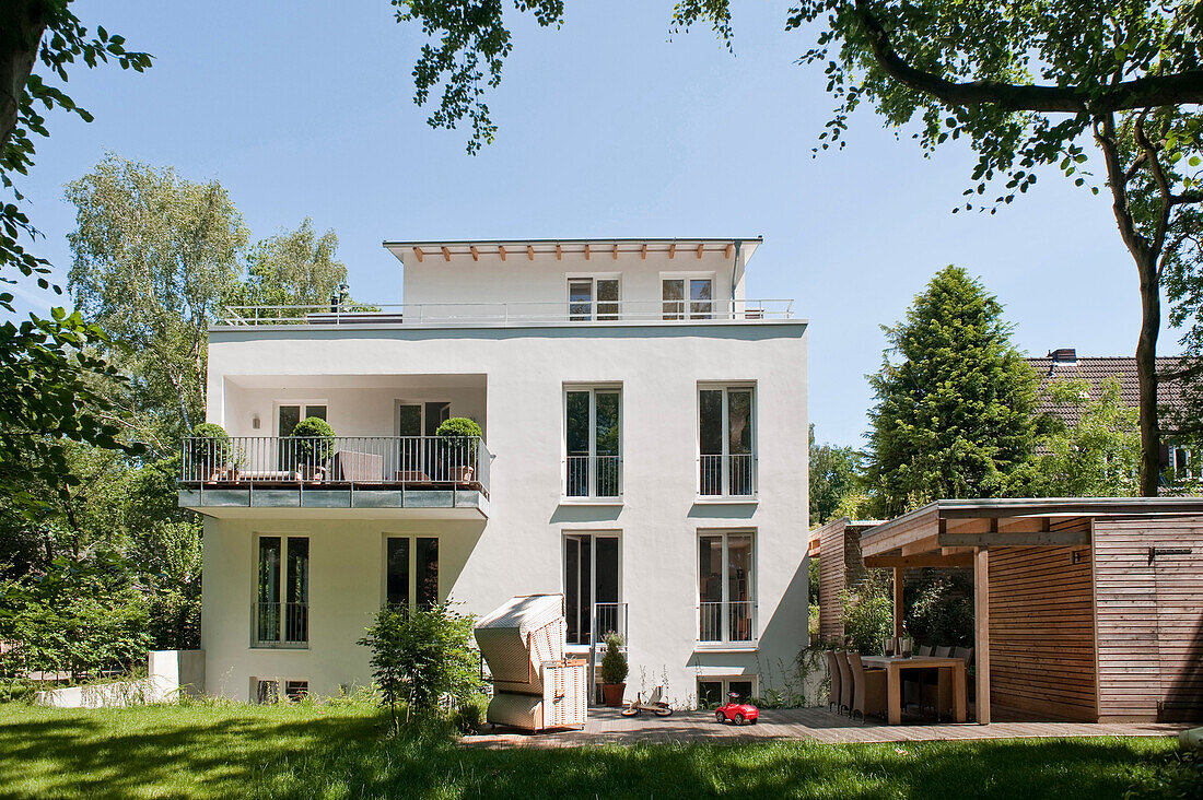 One family house with terrace, Hamburg, Germany