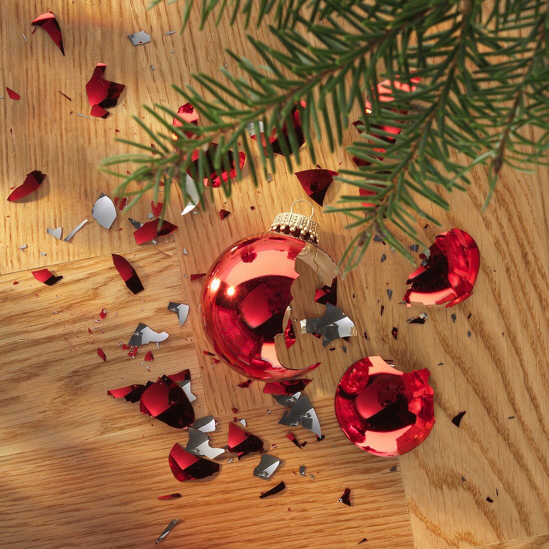 Shattered Christmas bauble