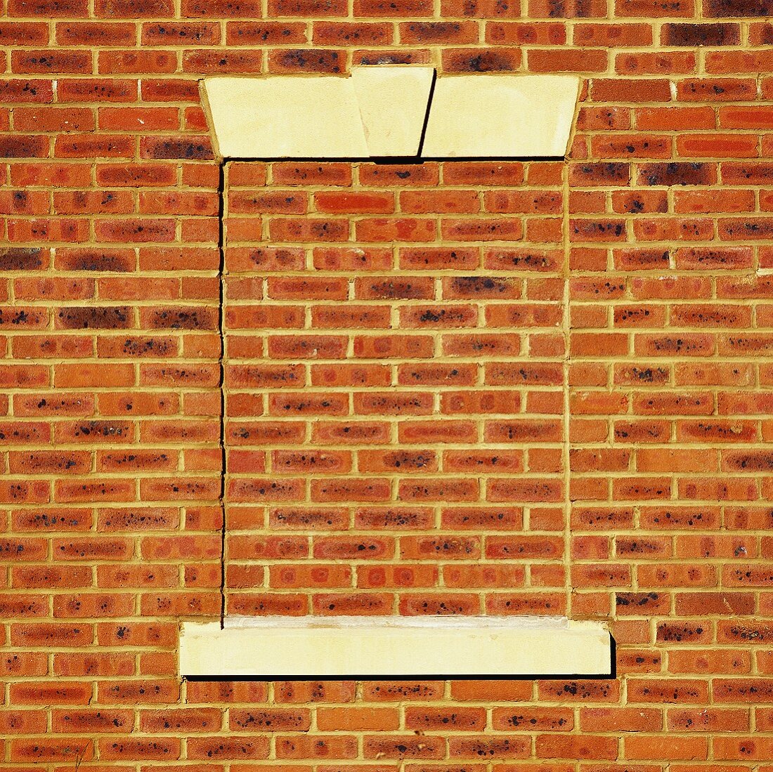 A bricked-up window