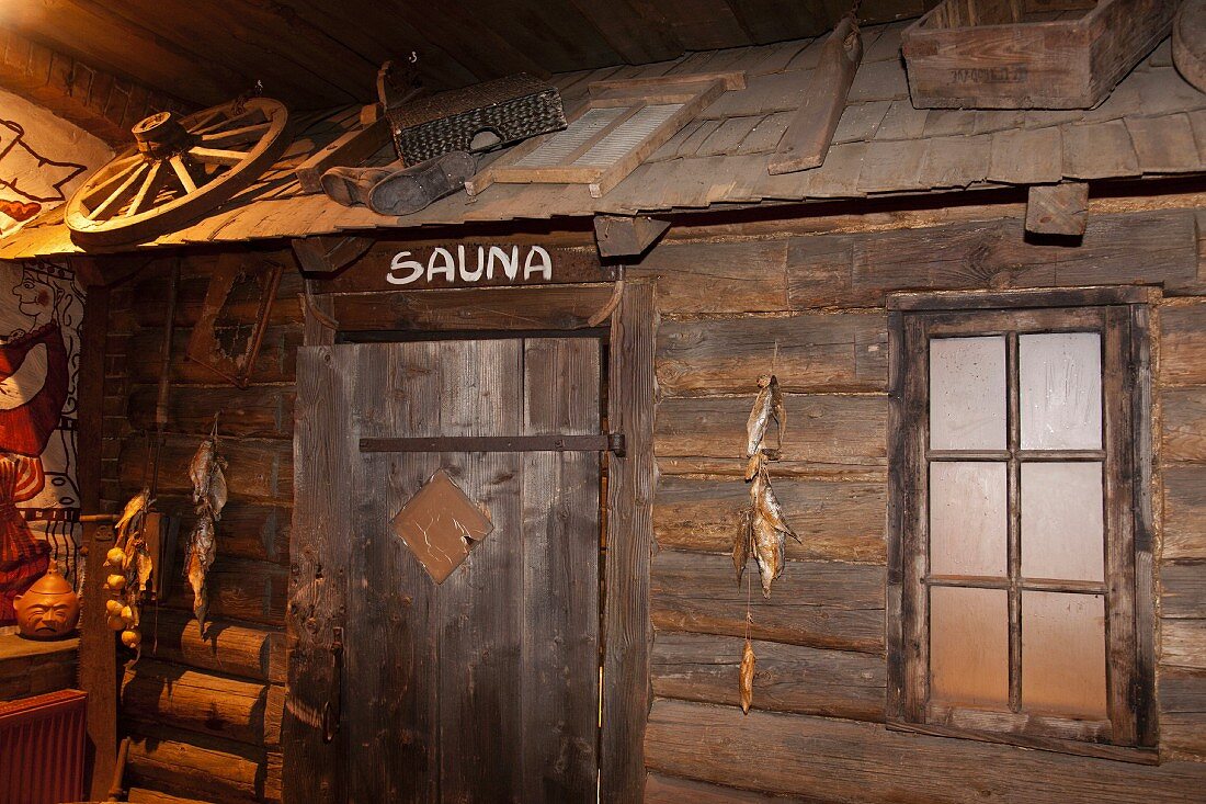 Old Style Sauna Room