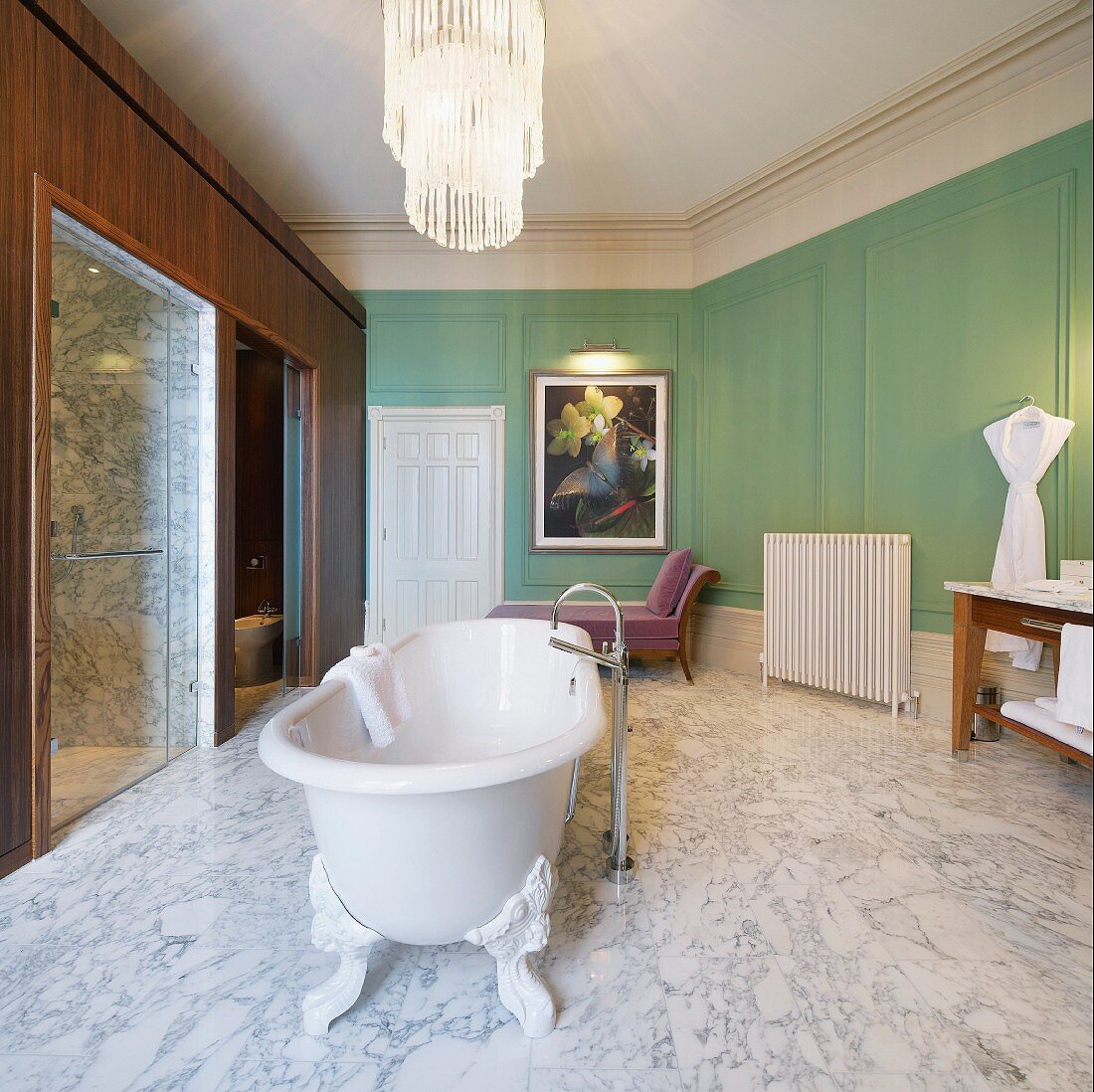Luxuriöses Badezimmer im St. Pancras Hotel, London