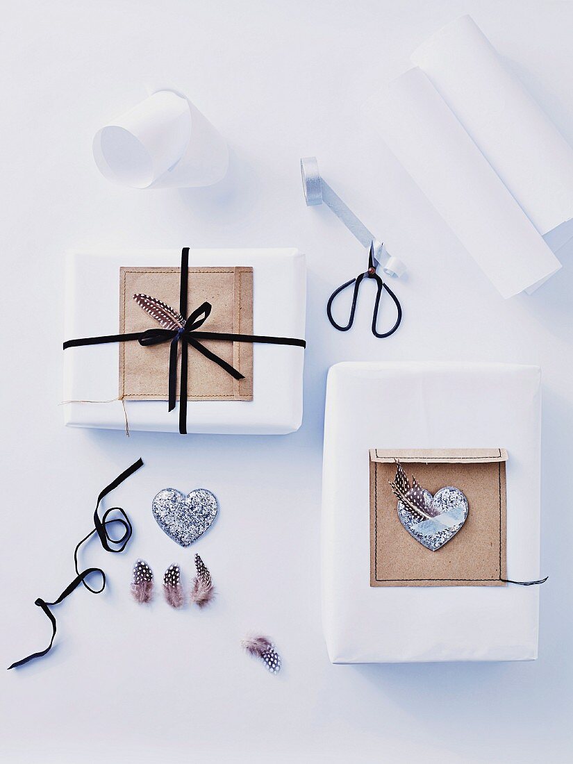 Utensilien & Ideen für dekorative Geschenkverpackungen