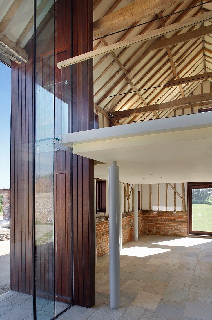 Renoviertes Bauernhaus mit Galerie und Blick in Dachstuhl