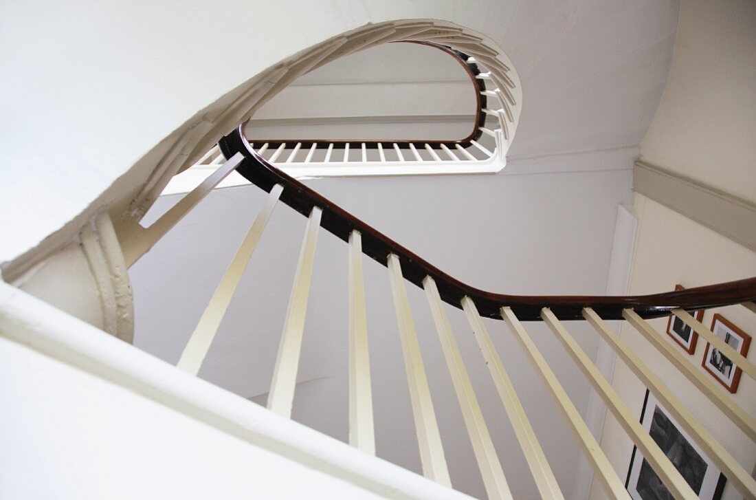 Treppenhaus in einem englischen Herrenhaus Treppe