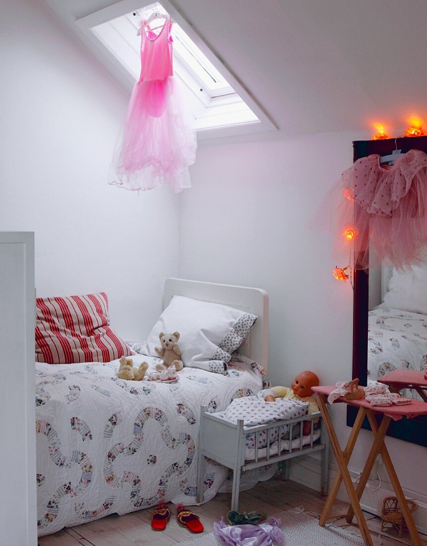 Child's bedroom in converted attic
