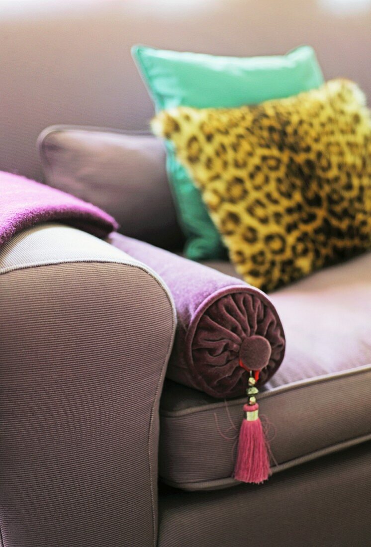 Cushion on couch