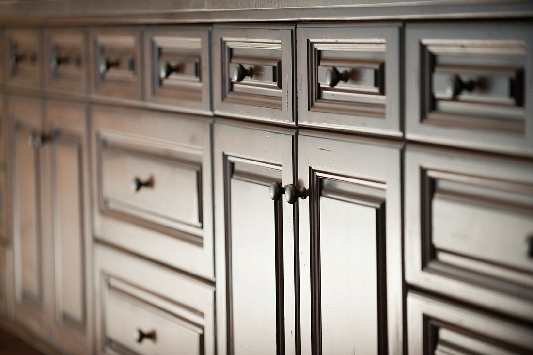 Detail kitchen cupboards