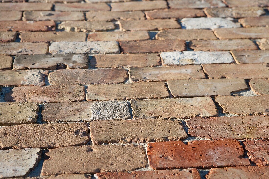 Detail brick driveway