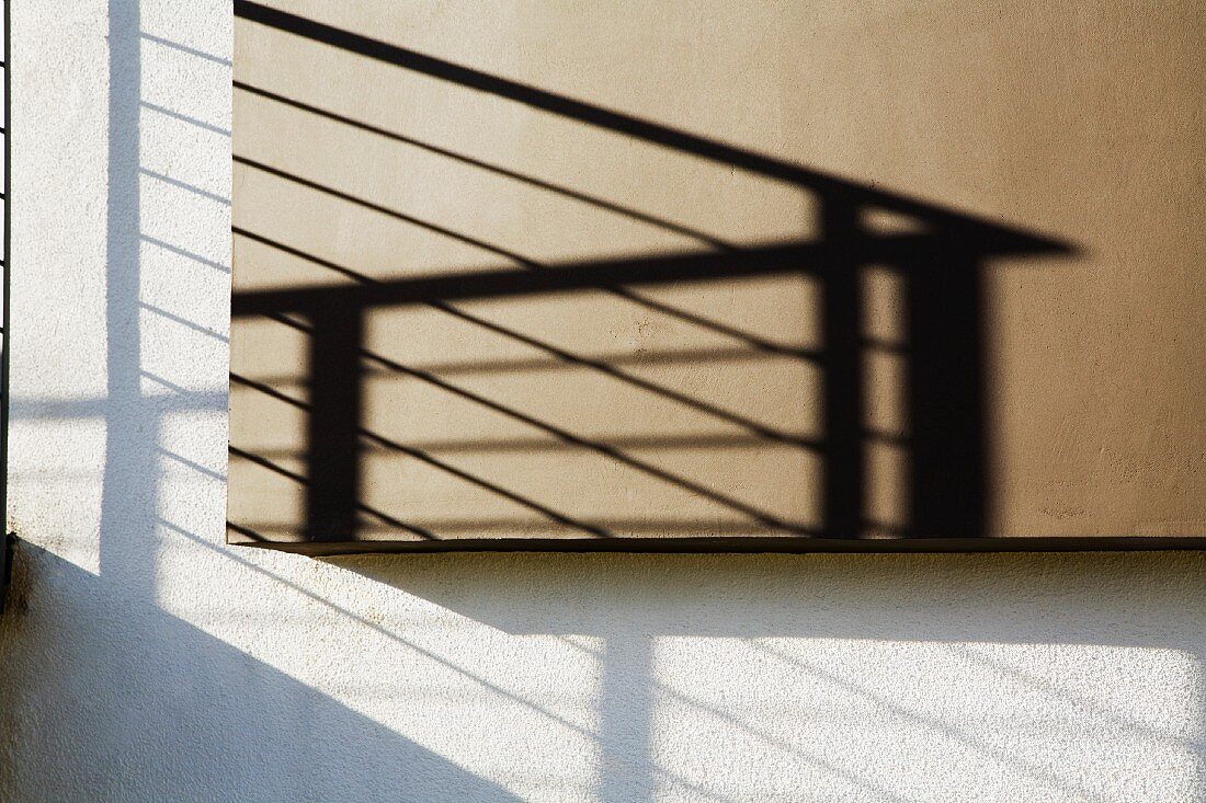 Graphic Shadows from Railing
