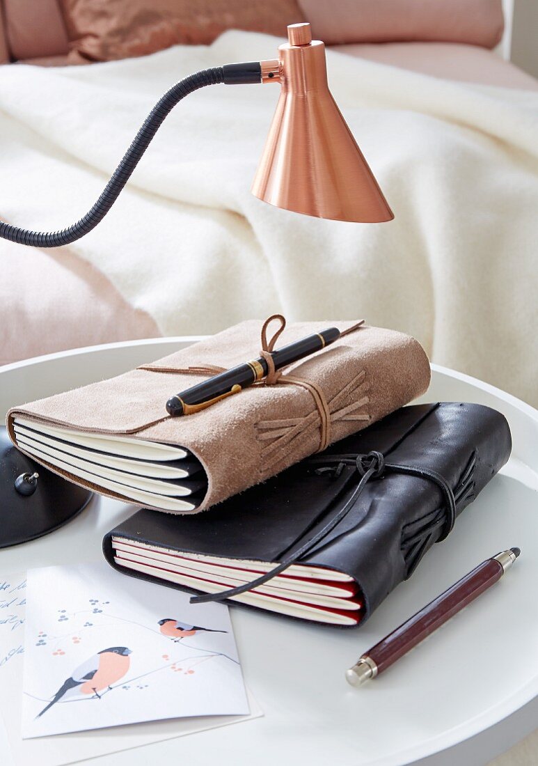 DIY – leather book covers