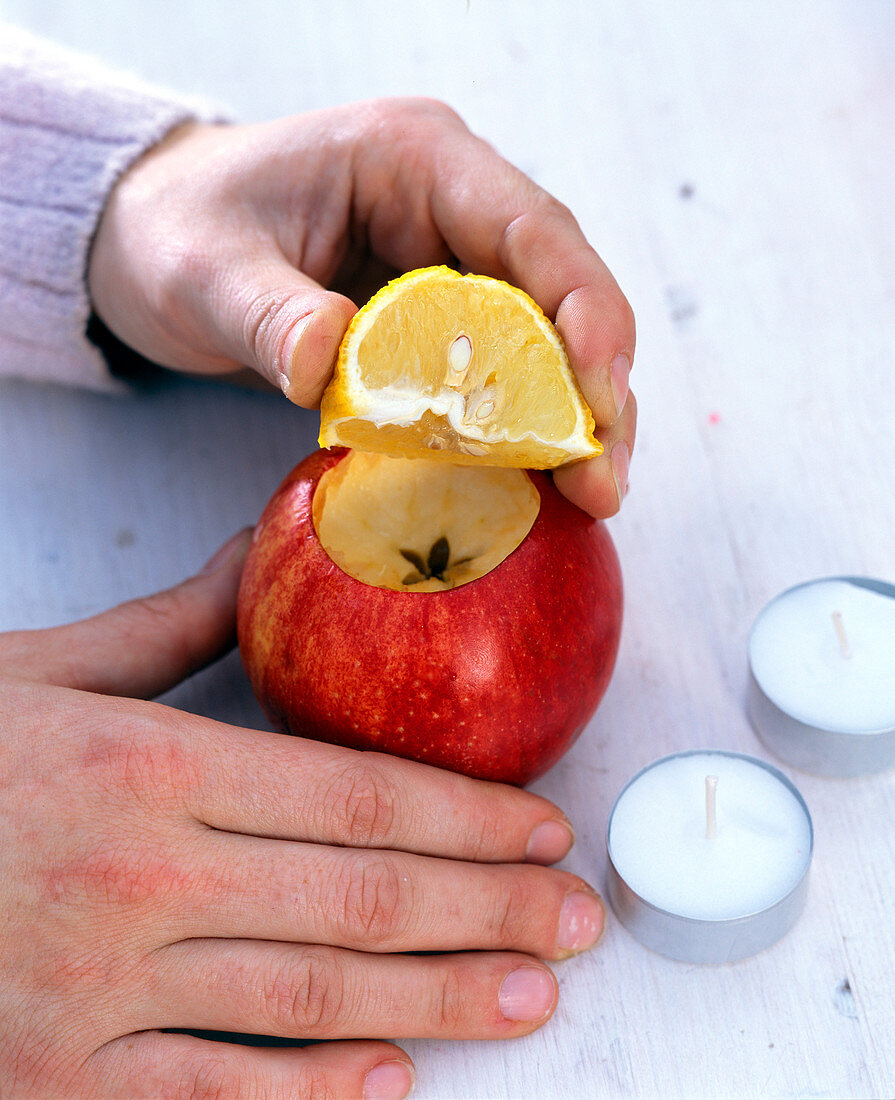 Apple tealights