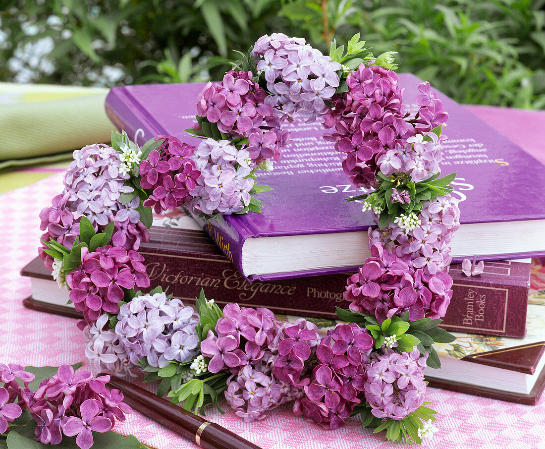 Heart of lilac and woodruff