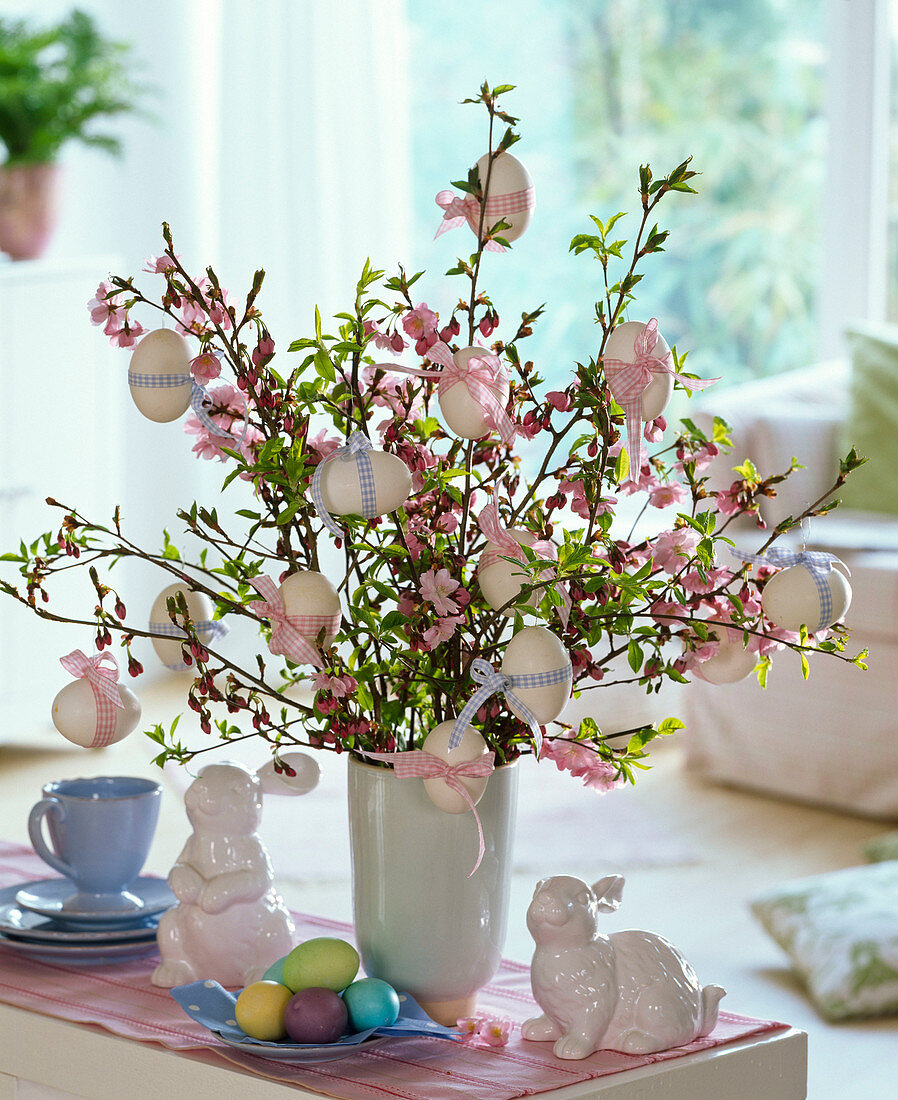 Easter bouquet mode from Prunus (cherry, bird cherry)