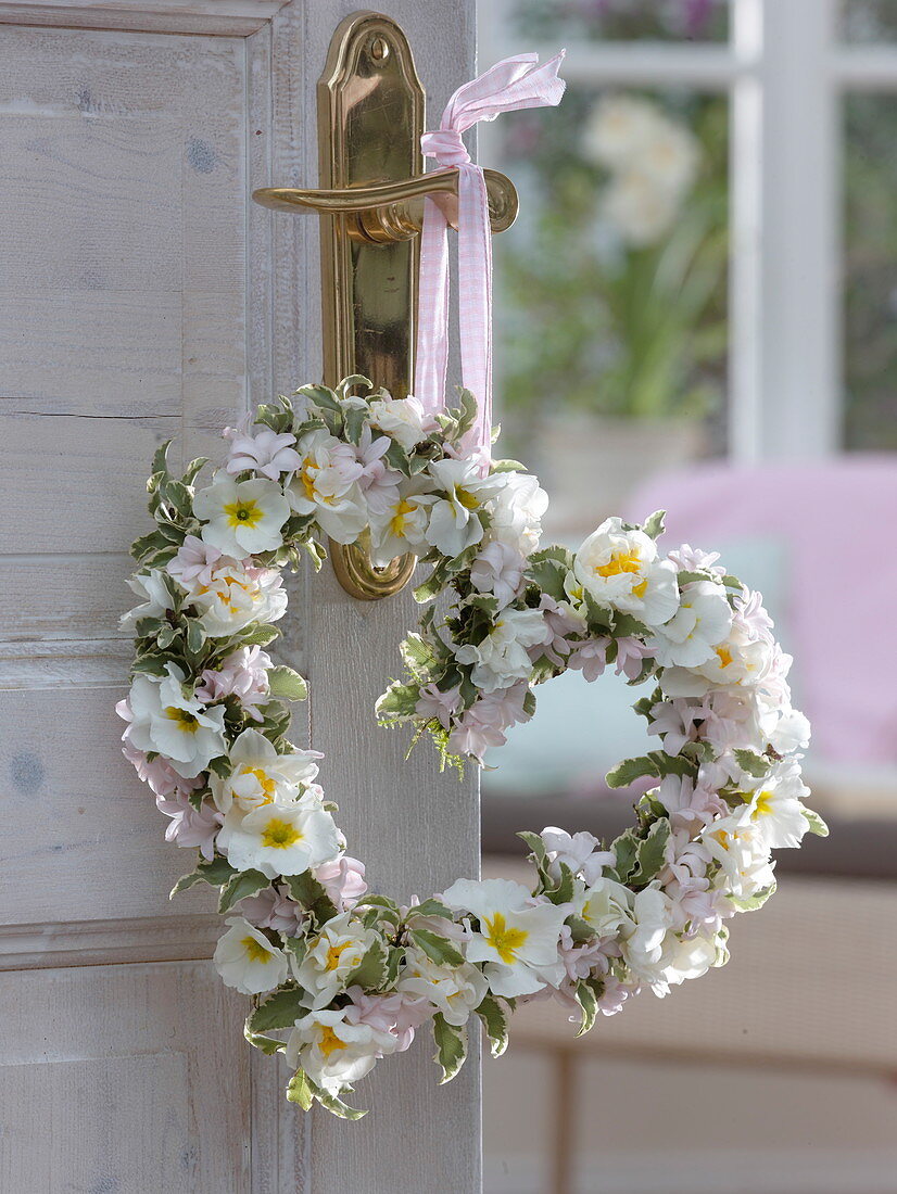 Heart of Primula, Hyacinthus and Pittosporum