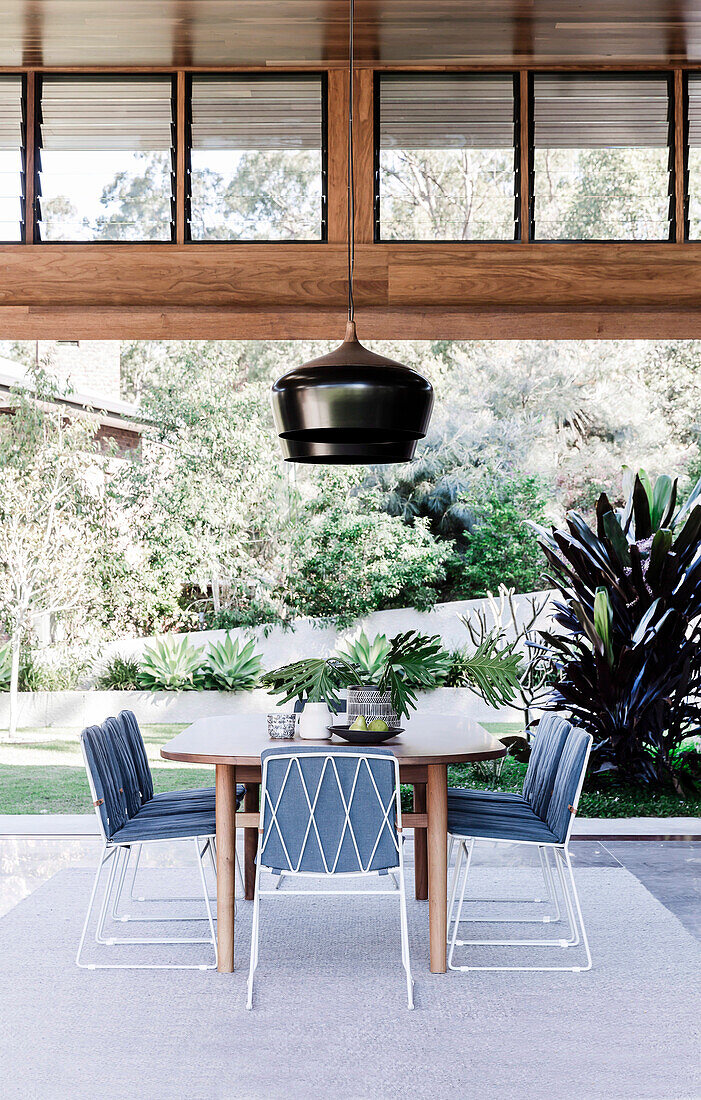 Dining table with chairs