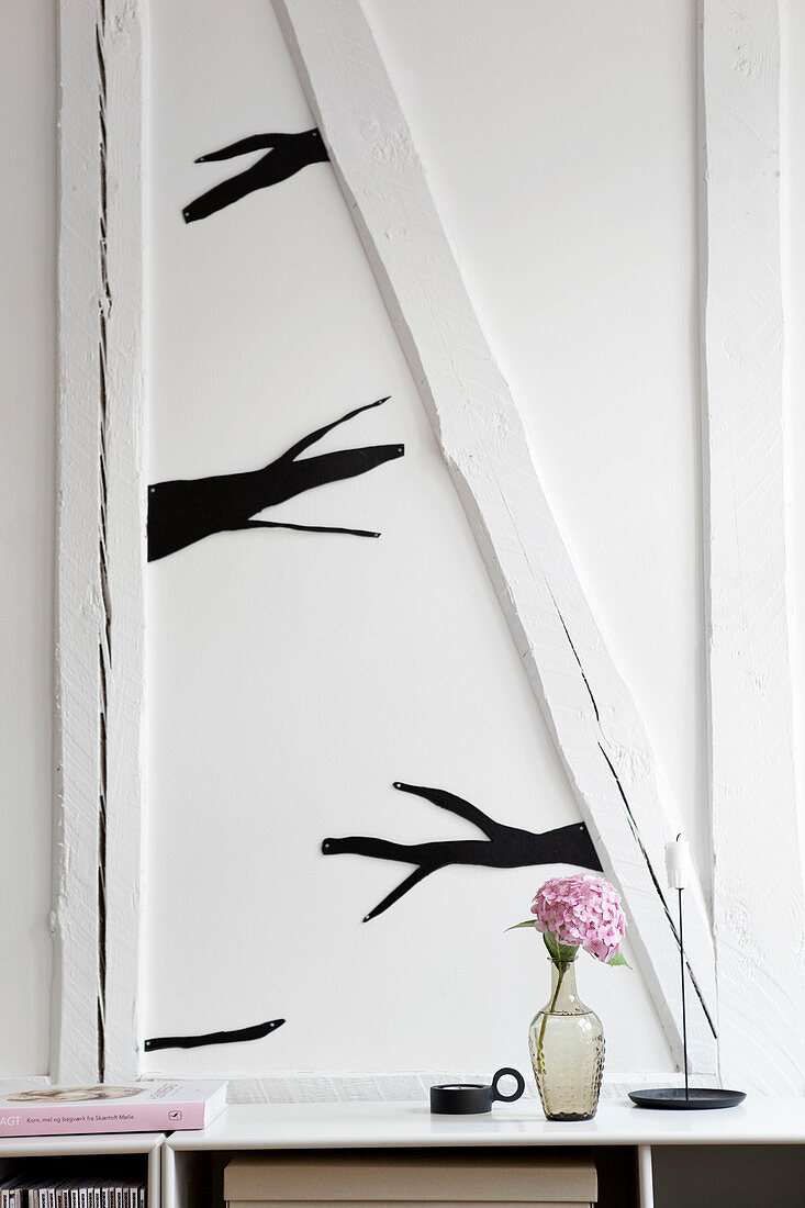 Stylized branch as a wall decoration