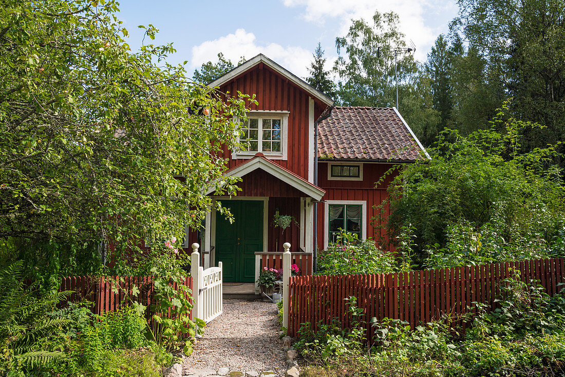Typisches Schwedenhaus aus dem 19. Jahrhundert