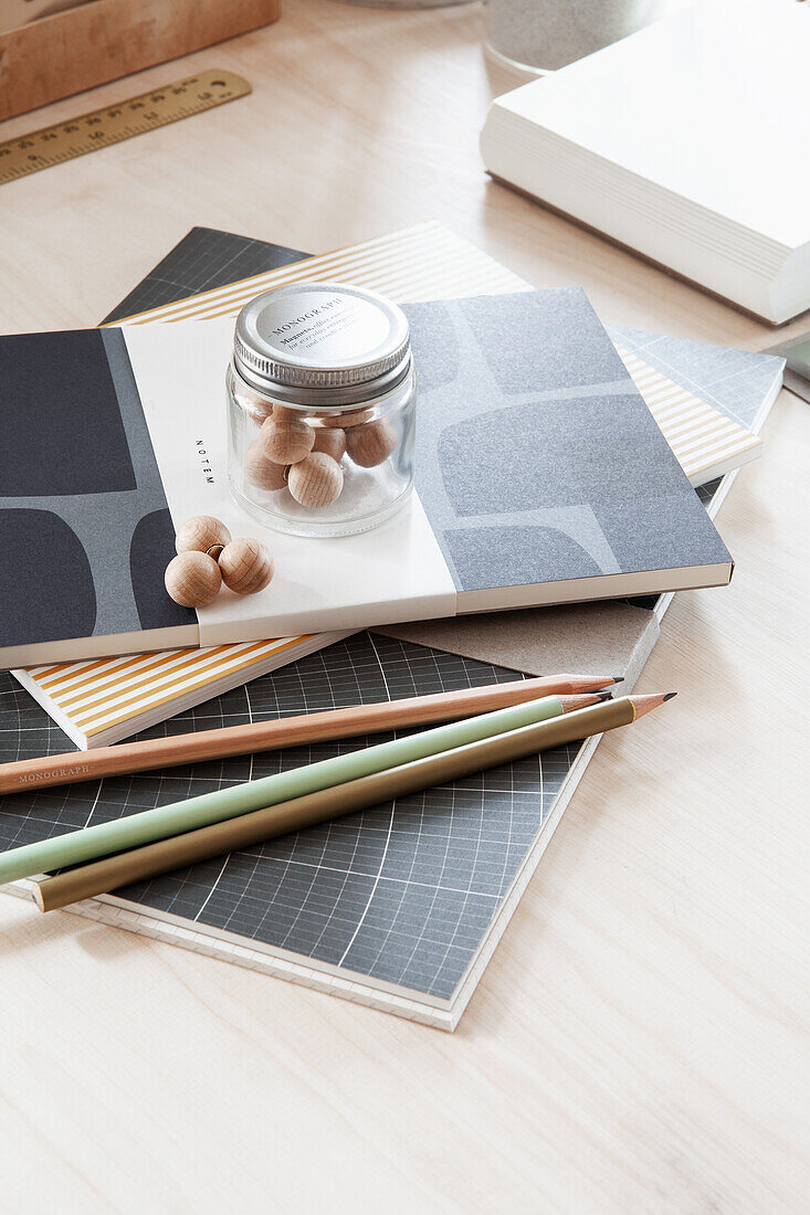 Writing utensils - notebooks, notepads, and pencils