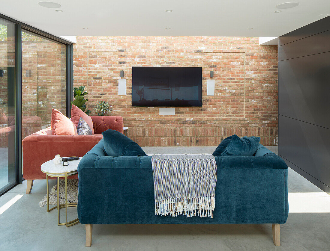 Sofas and television in lounge area