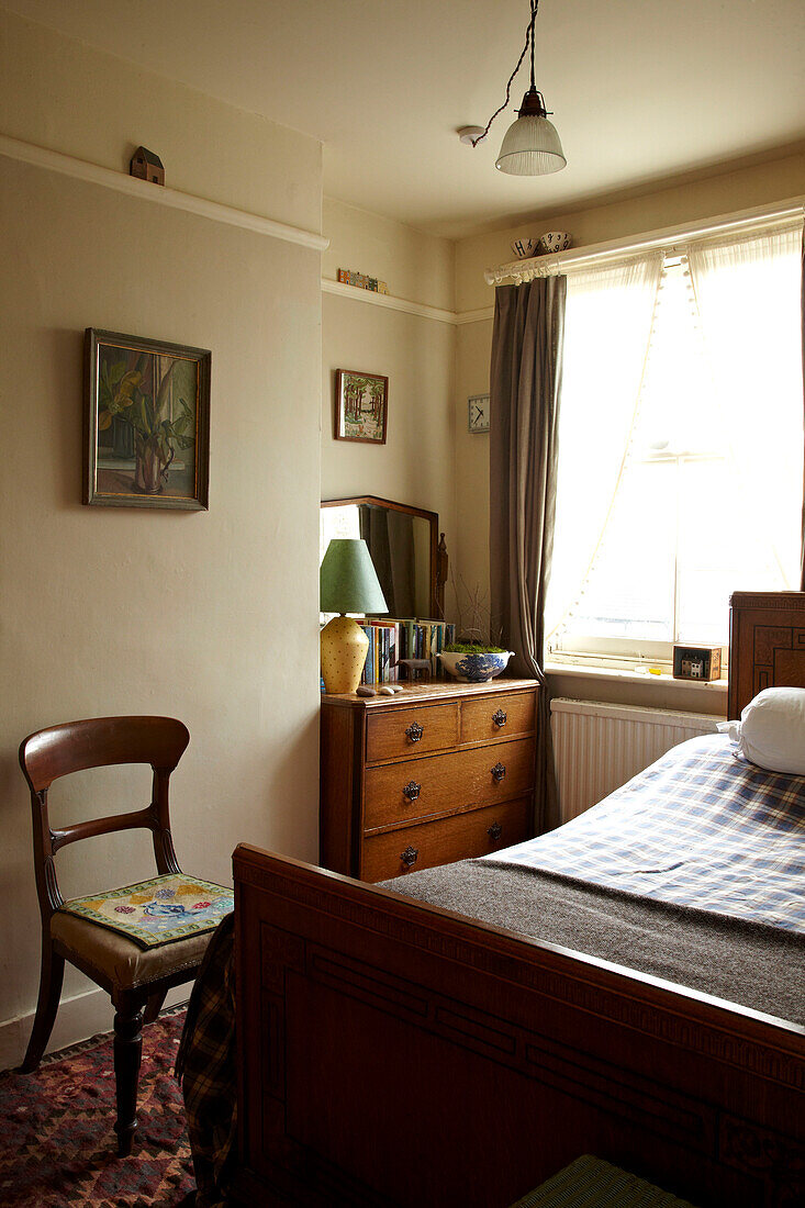 Schlafzimmer im Landhausstil in Brighton, UK