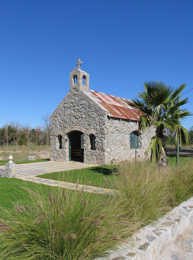 Alte Kirche außen, Carmelo, Uruguay