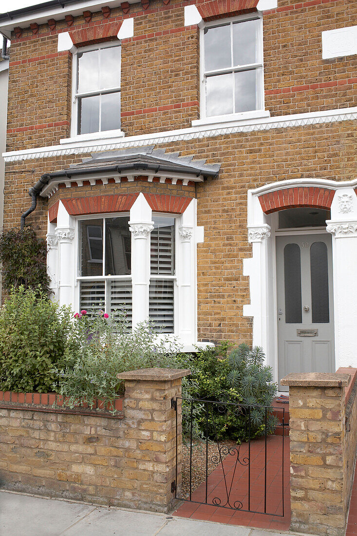 Exterior of Victorian terraced house