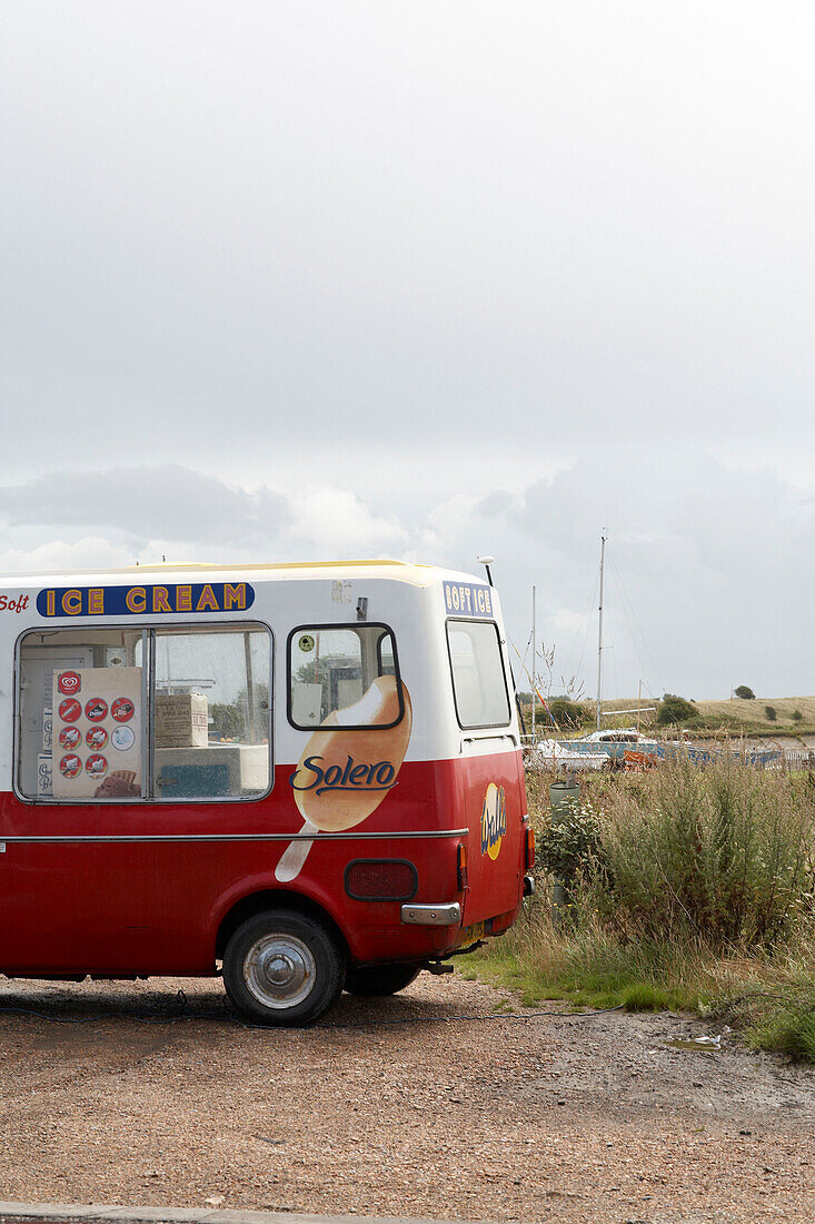 Eiscreme-Wagen in East Sussex