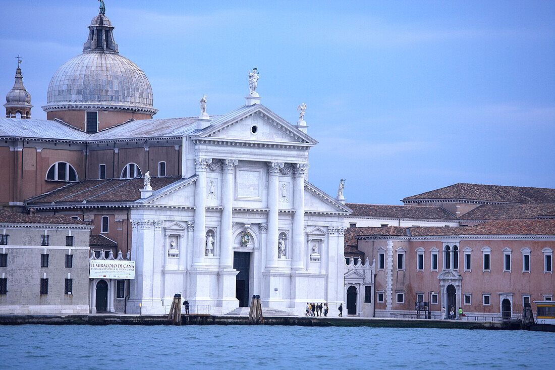 Italy Venice Facade of San Giorgio Maggiore church
