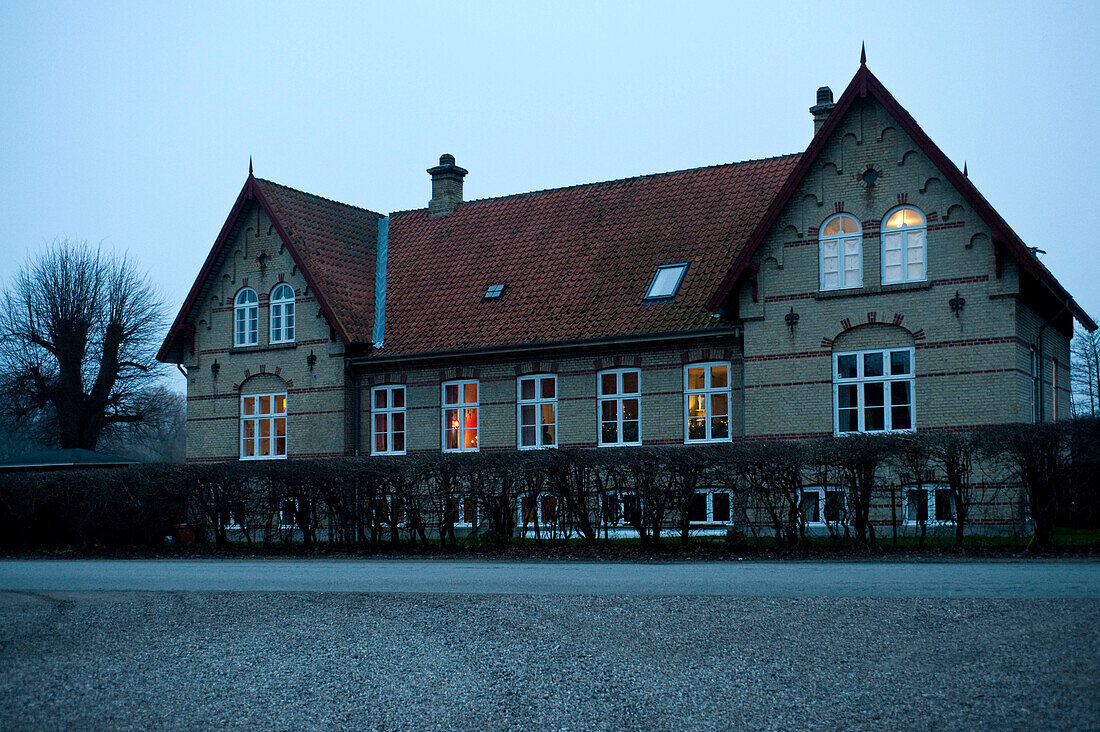 Converted school building in Odense Denmark