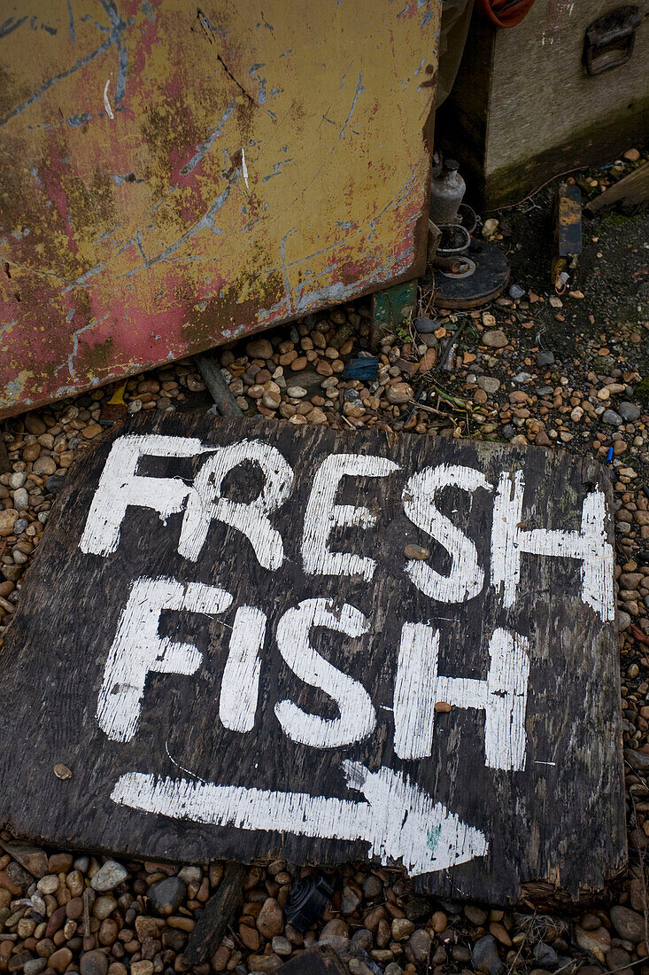 Fischerschild in Deal in Kent England UK