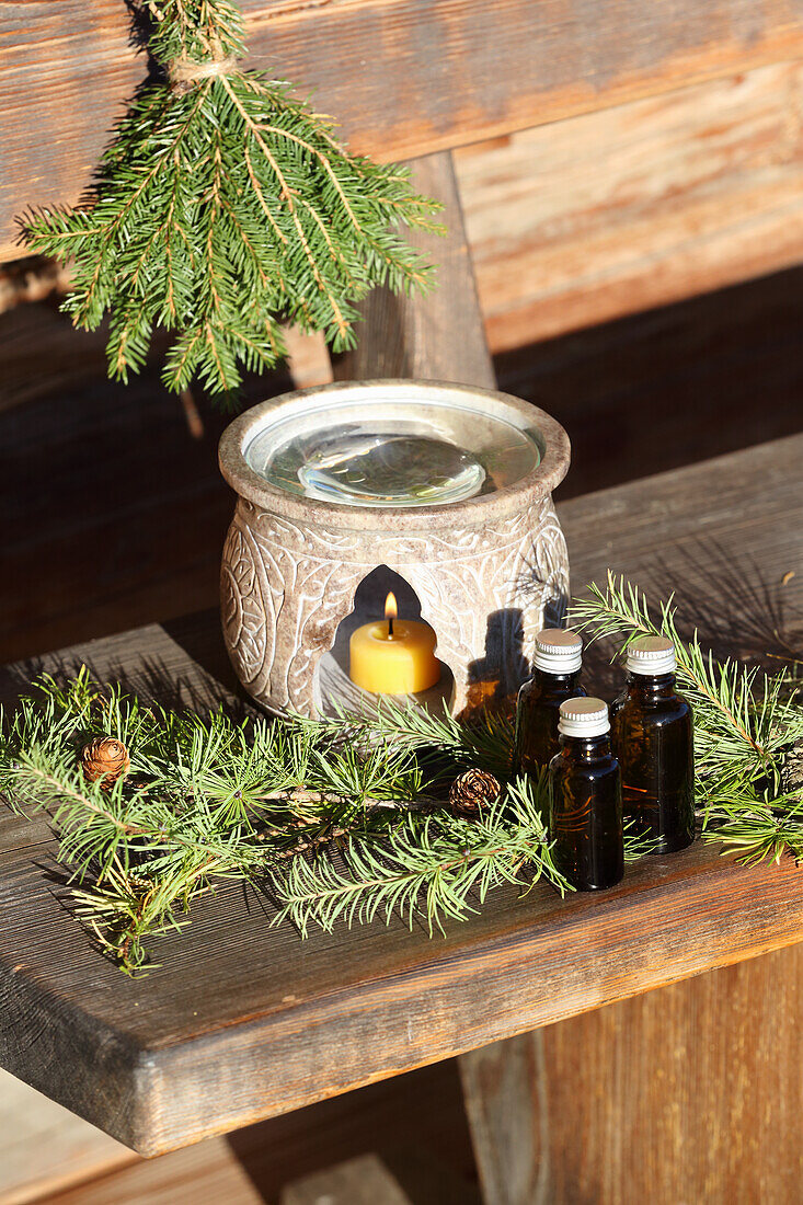 Essential oils to clear the airways
