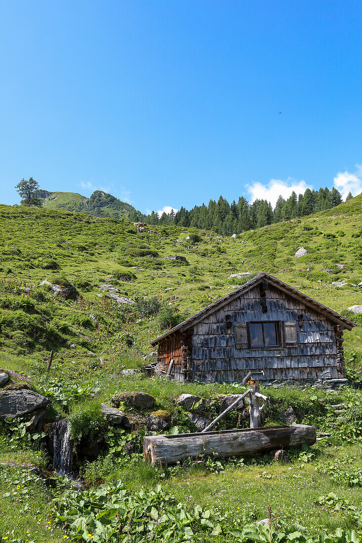 Alpine hut on the Hohe Arche