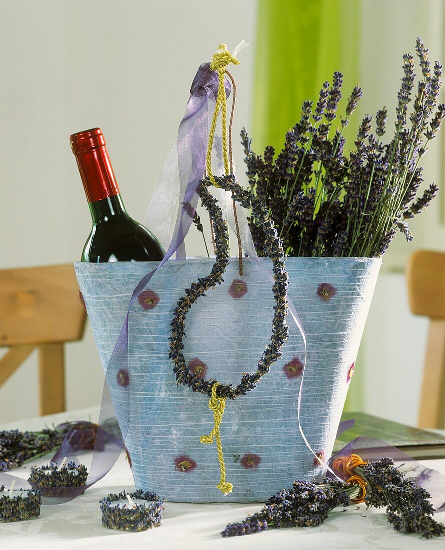 Summery decoration with lavender