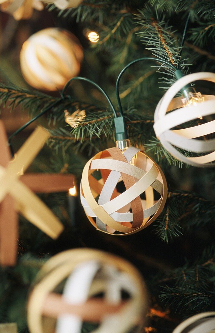 Christmas decoration on a Christmas tree