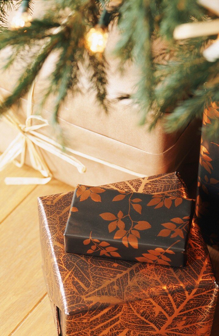 Gifts under the Christmas tree