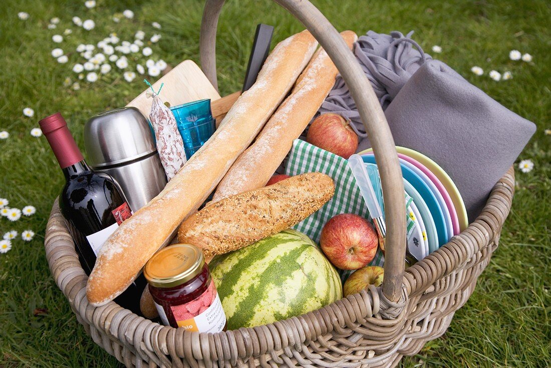 A picnic basket