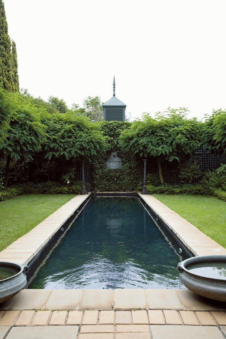 Pool in garden