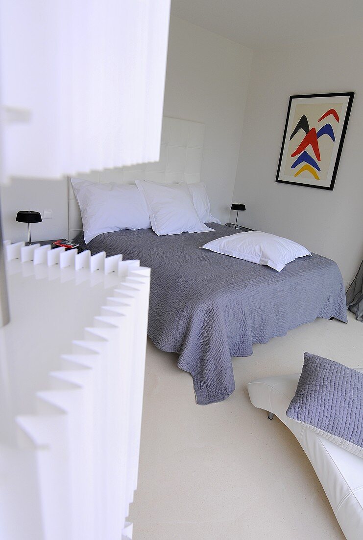 Schlafzimmer im Wohnhaus Villa Bamboo, Südfrankreich